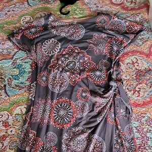 Floral Patterned Women's Dress